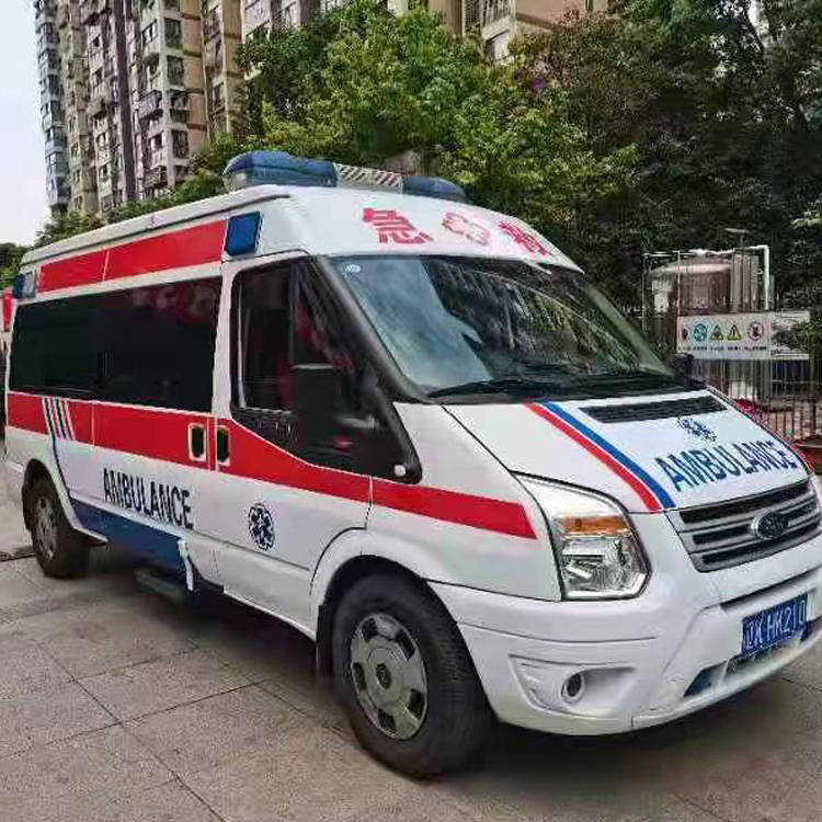 钦州长途救护车护送病人返乡